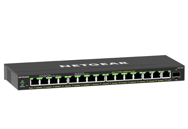 Netgear Switch Gs316ep 16 Puertos Gs316ep-100pes