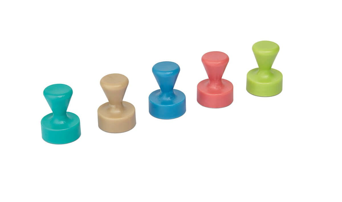 Maul Neodym-Kegelmagnete 12mm 10 Mück Div. Farben