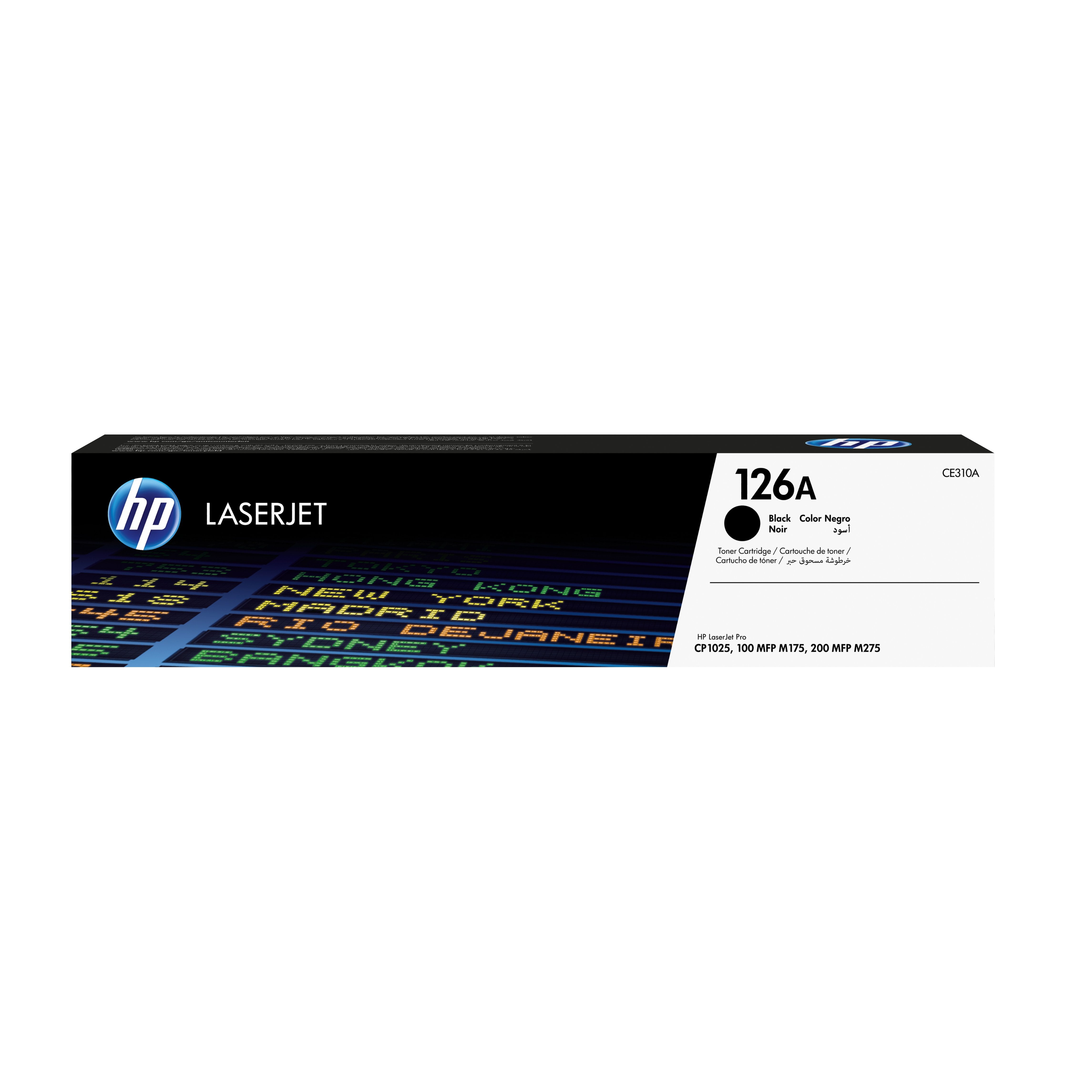 EAN 0884962161128 - HP 126A Black Original LaserJet Toner Cartridge cartucho de tóner 1 pieza(s) imagen 1