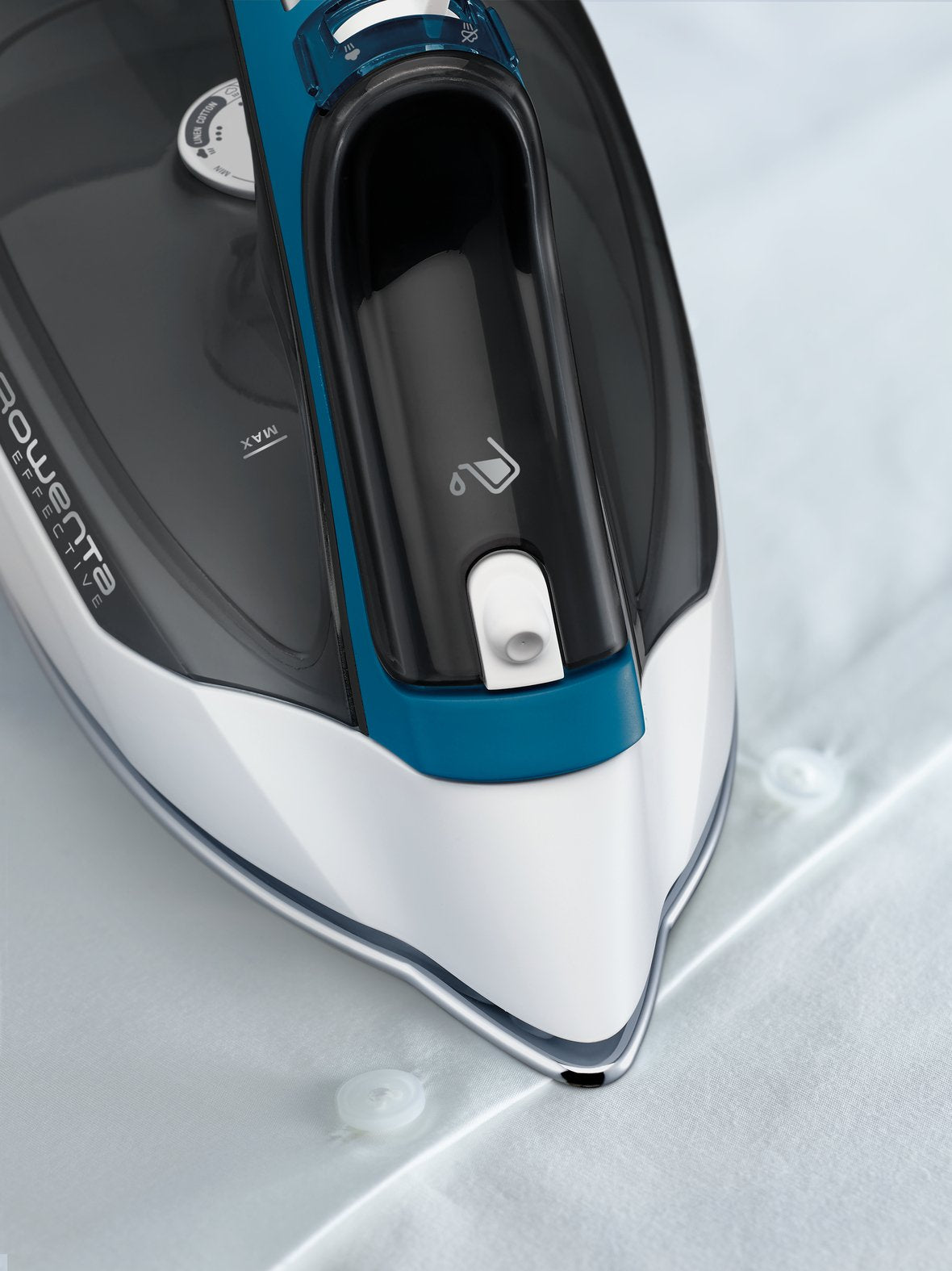 EAN 4210101962343 - Rowenta DX1550 Plancha seco Suela de acero inoxidable 2200 W Azul imagen 10