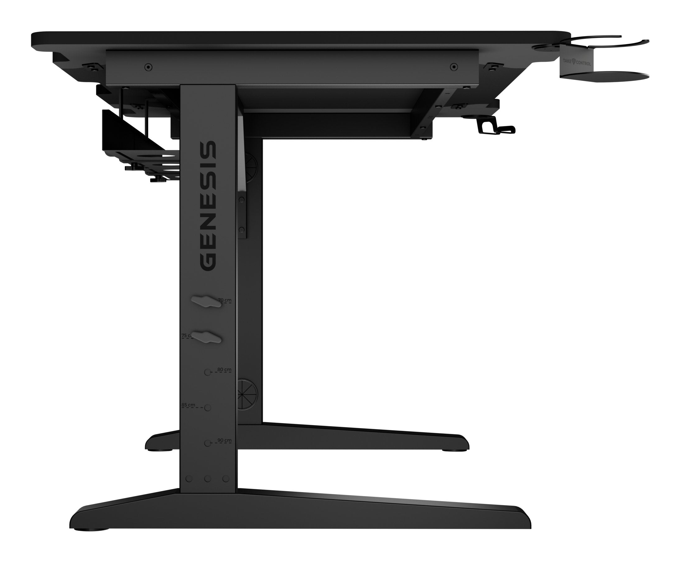 Mesa Gaming Genesis Holm Modular 120 Rgb Negro 120x75 Cm