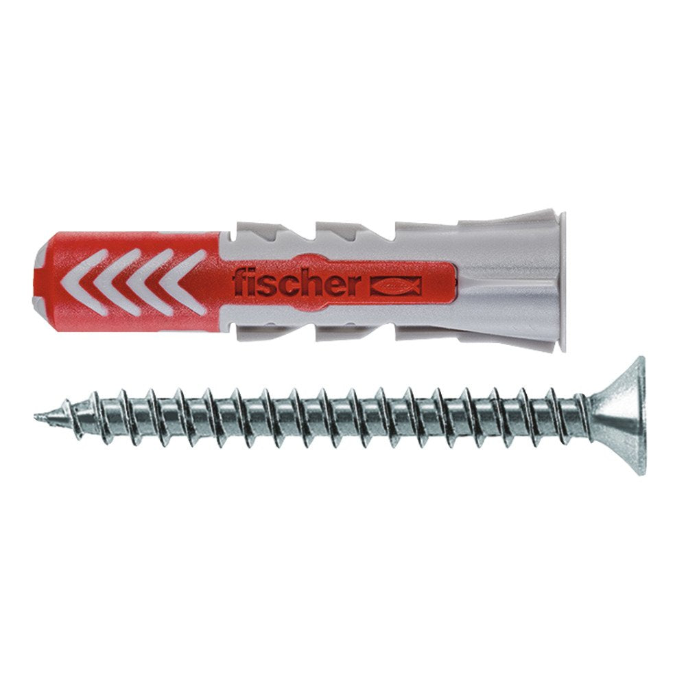 Taco Fischer Duopower Ø6x30mm S+Tornillo Ø4,5x40mm Caja 50 Unid. 555106
