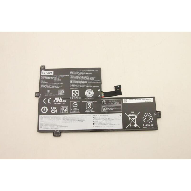 3-Cell 11.4v Battery For Lenovo 500e Gen3 Notebooks