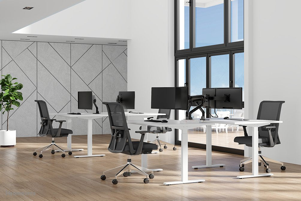 Neomounts Select Soporte Dual 100x100 -8kg 17-27'' Negro