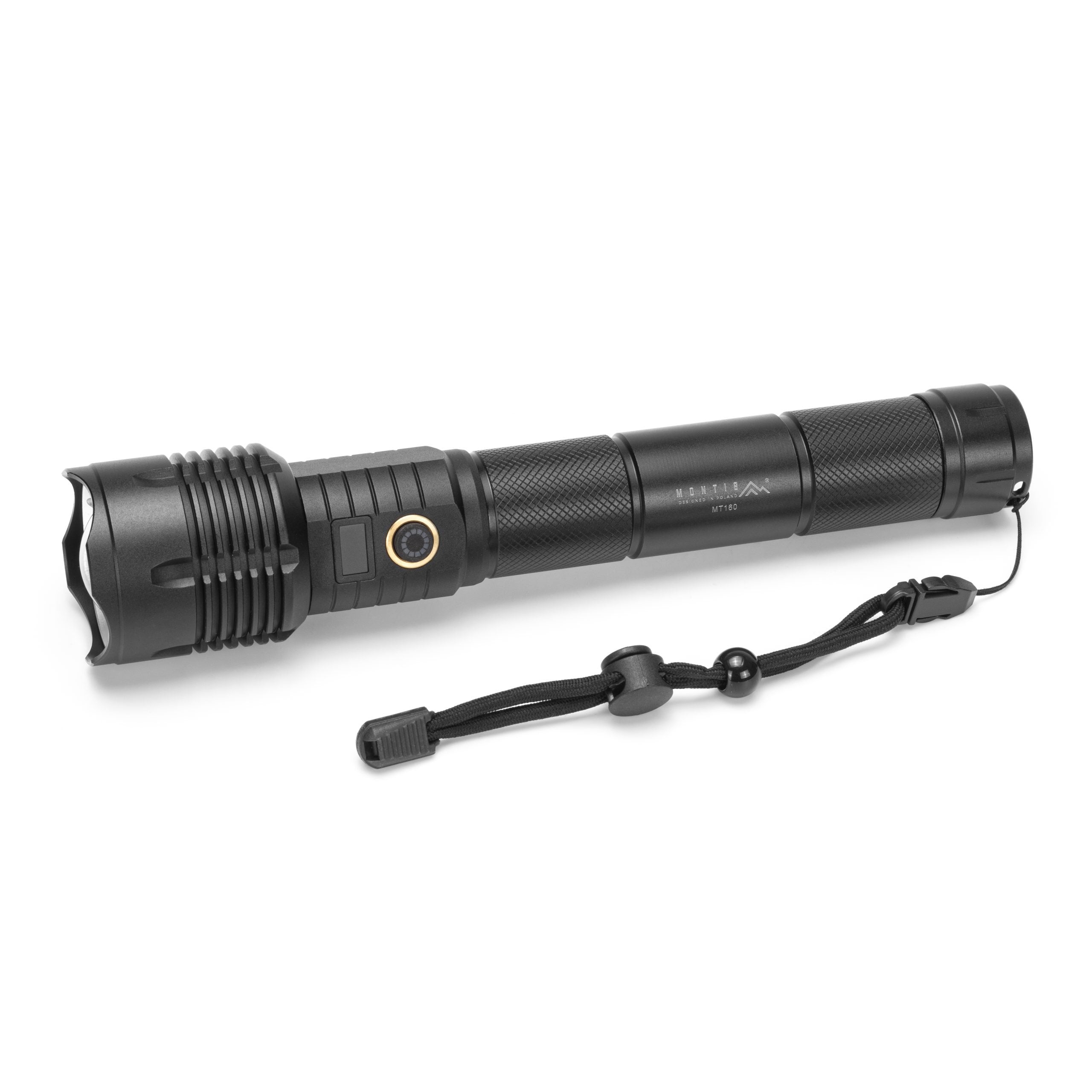 EAN 5901811410000 - Montis Taktyczna ręczna latarka akumulatorowa LED MT160 Negro Linterna de mano imagen 4