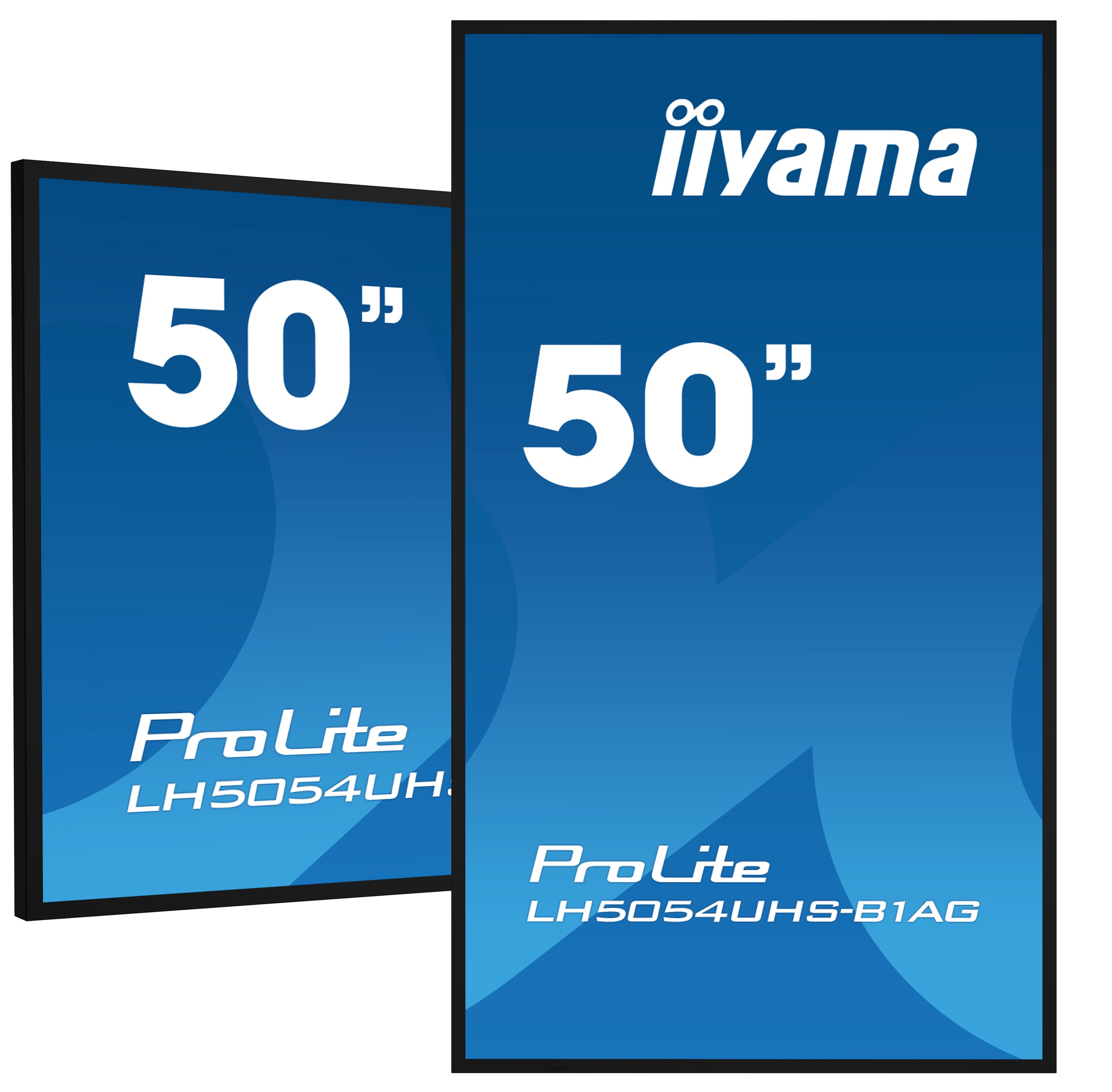 Iiyama 50 Lcd 4k Black Lh5054uhs-B1ag