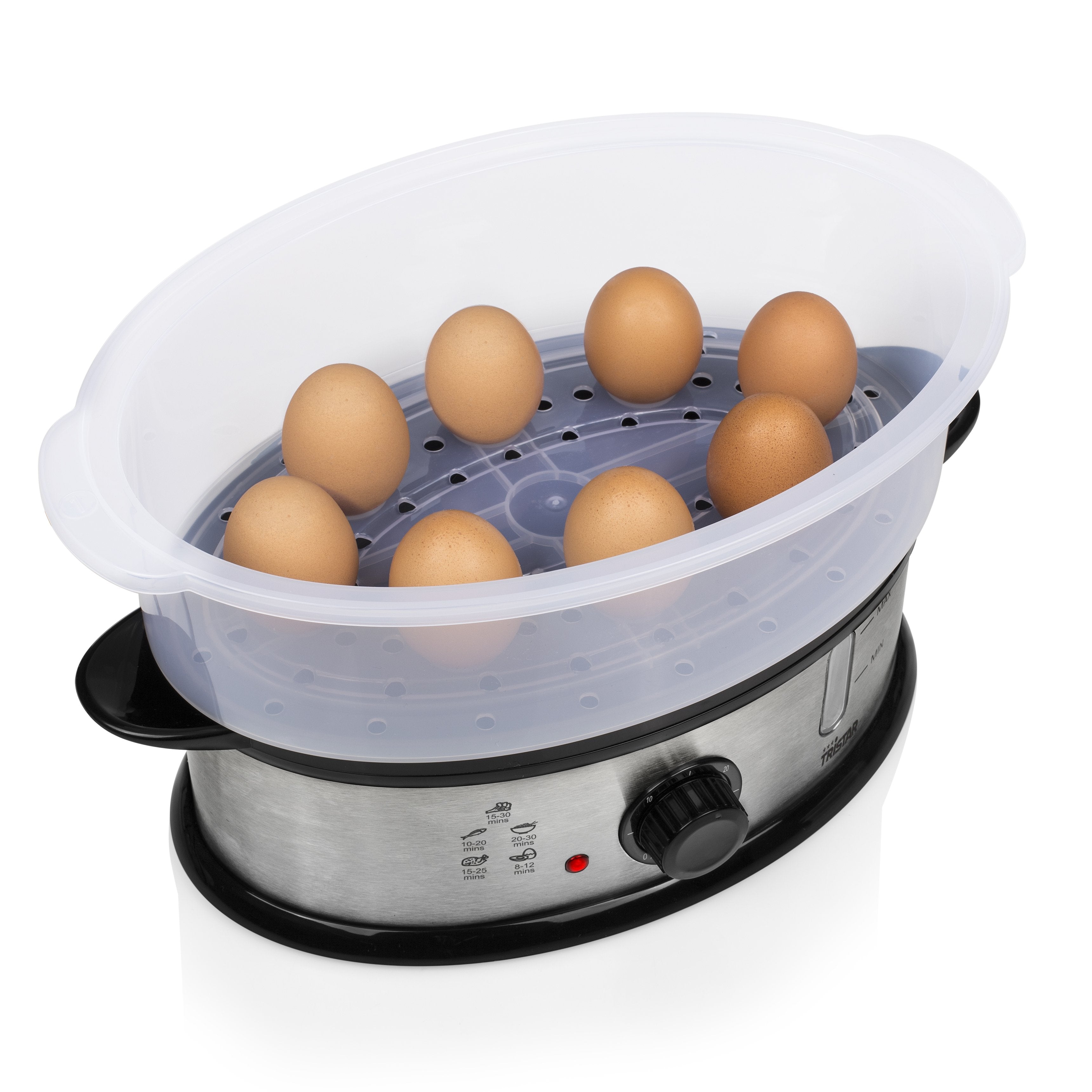 Deshidratador Tristar Comida Steamer Vs-3914 Plata, 1200w, Capacidad 11l