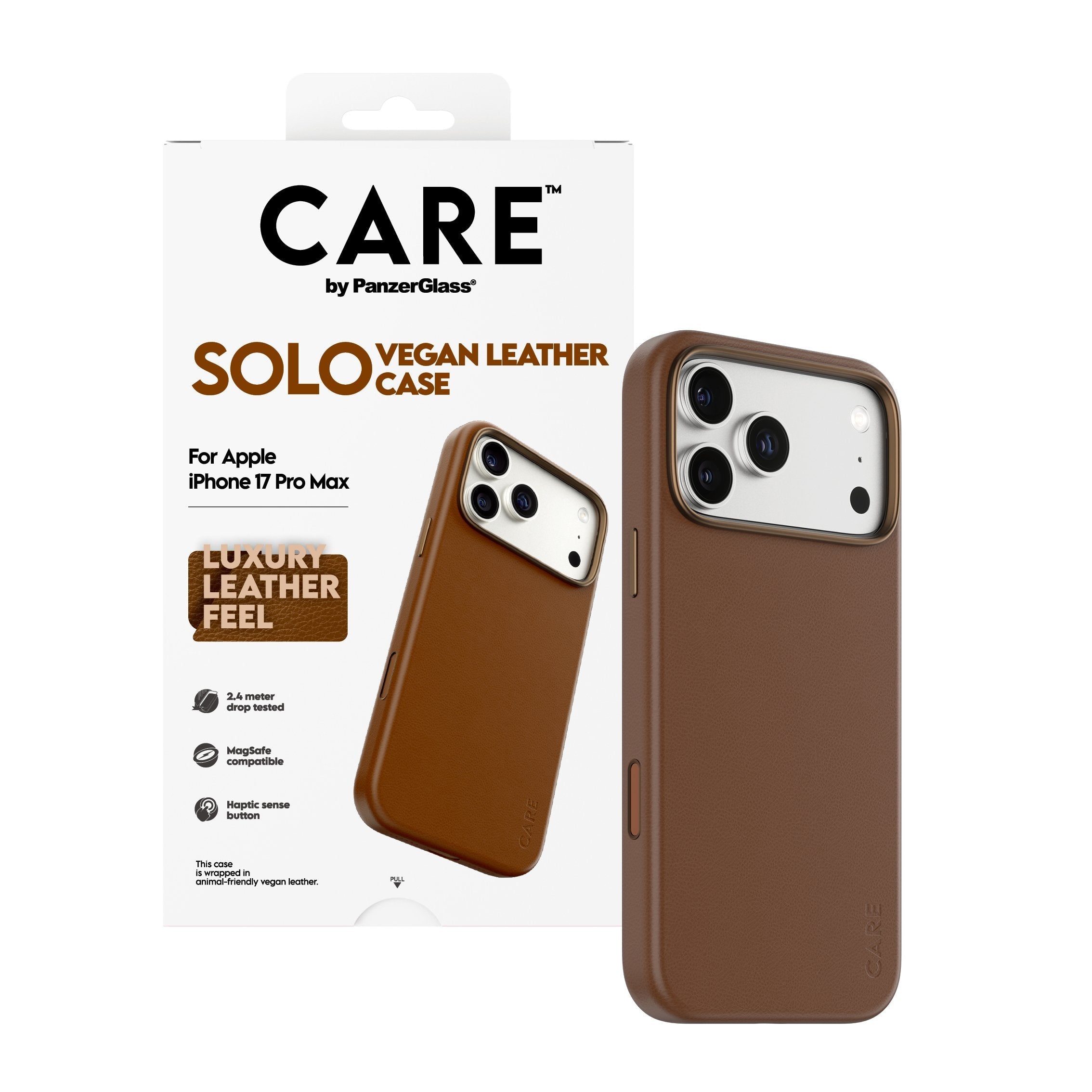 Panzerglass Care Solo Case Brown Ip 17 Pro Max
