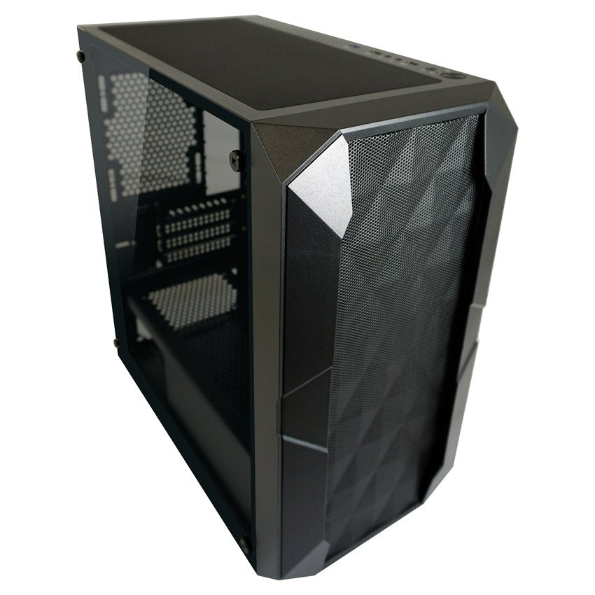 Caja Pc Lc-Power Gaming 712mb M-Atx Polynom X Black, 2*Usb2.0, 1*Usb3.0, Meshfrontpanel