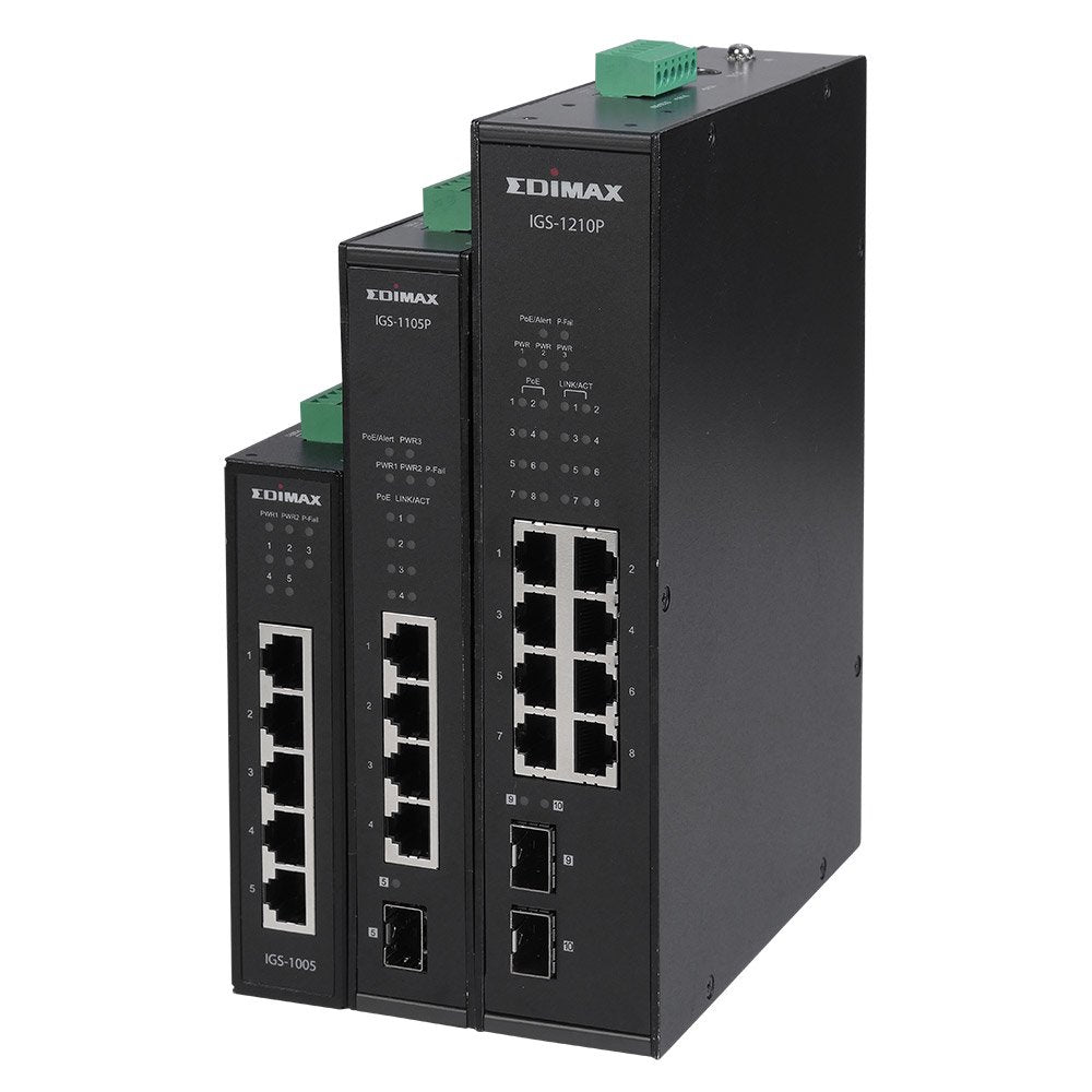 Edimax Igs-1005 Industrial Din-Rail Switch 5xgbe