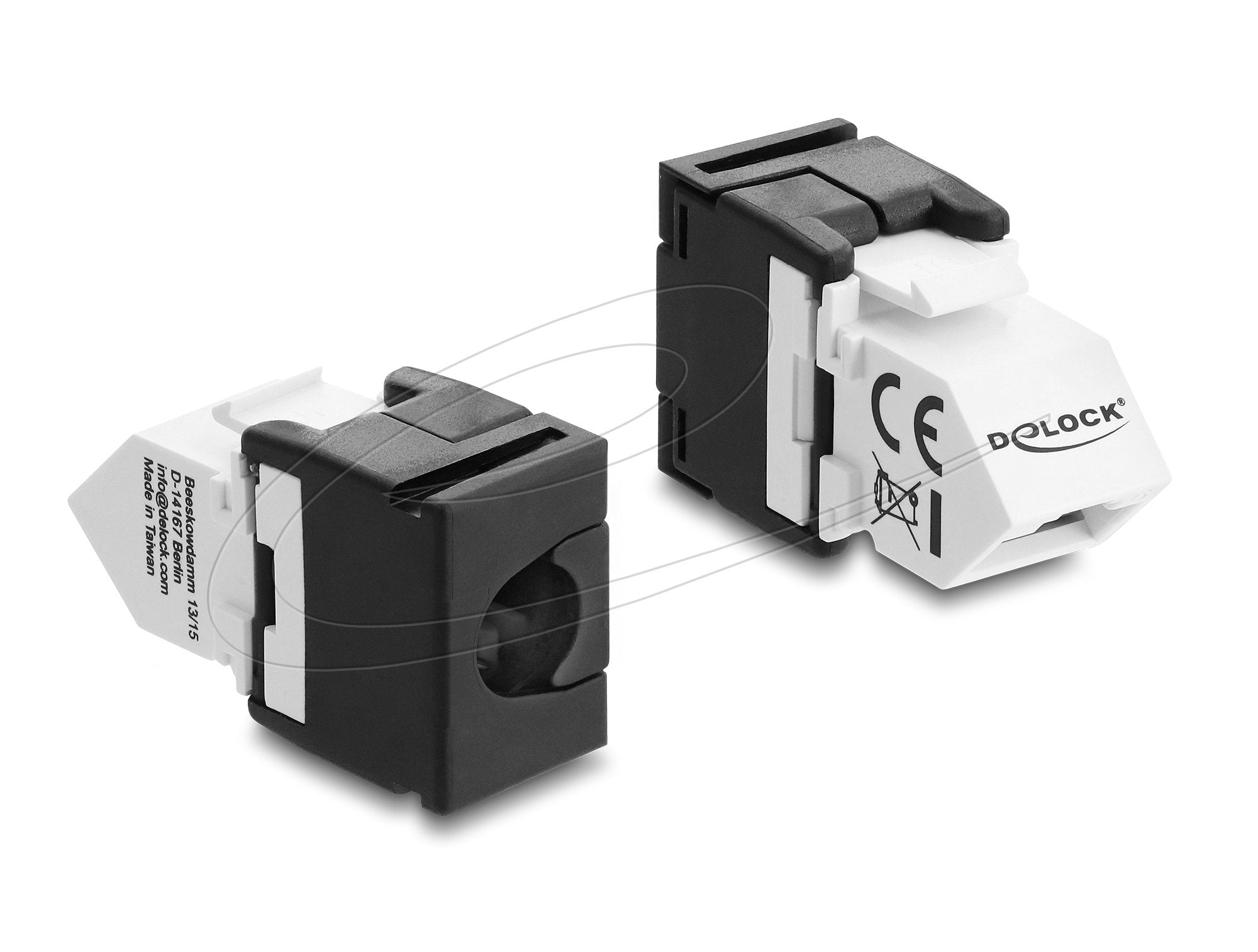Delock Keystone Modulorj45 Hembra A Lsa Cat.6 45° Angulare Hembra Ungeschirmt