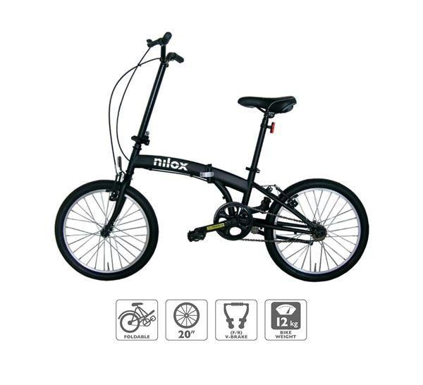 EAN 8051122172474 - Nilox X0 Bicicleta urbana Acero Negro imagen 6