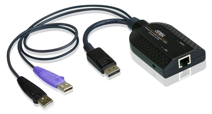 Adaptador Kvm Displayport Usb Compatible Smart Card Con Virtual Media Ka7169