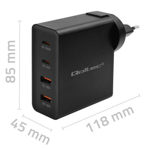 EAN 5901878523835 - Qoltec 52383 cargador de dispositivo móvil Portátil, Consola de juegos portátil, Batería portátil, Smartp imagen 4