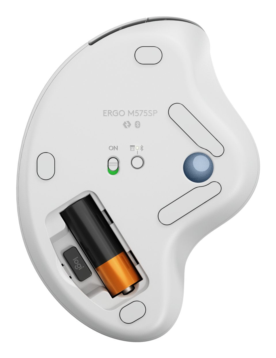 Logitech Ergo M575s Ratón Oficina Mano Derecha Rf Wireless + Bluetooth Trackball 2000 Dpi