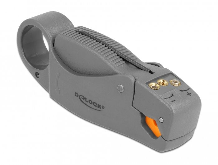Delock Herramienta Pelacables Para Cables Coaxiales Con 3 Cuchillas