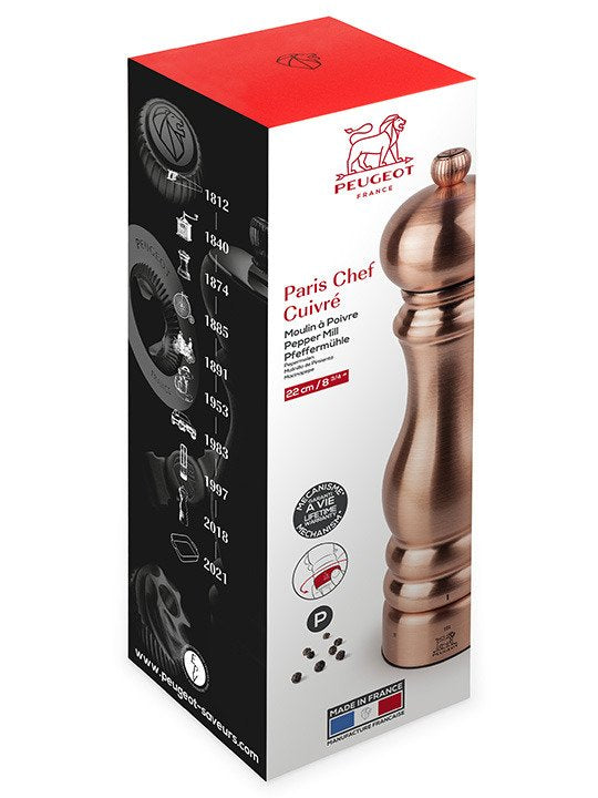 Peugeot Paris Chef Pfeffermühle Uselect 22 Cm Kupfer
