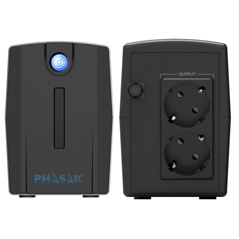 EAN 5605922001866 - Phasak Ottima sistema de alimentación ininterrumpida (UPS) Línea interactiva 0,66 kVA 380 W 2 salidas AC imagen 2