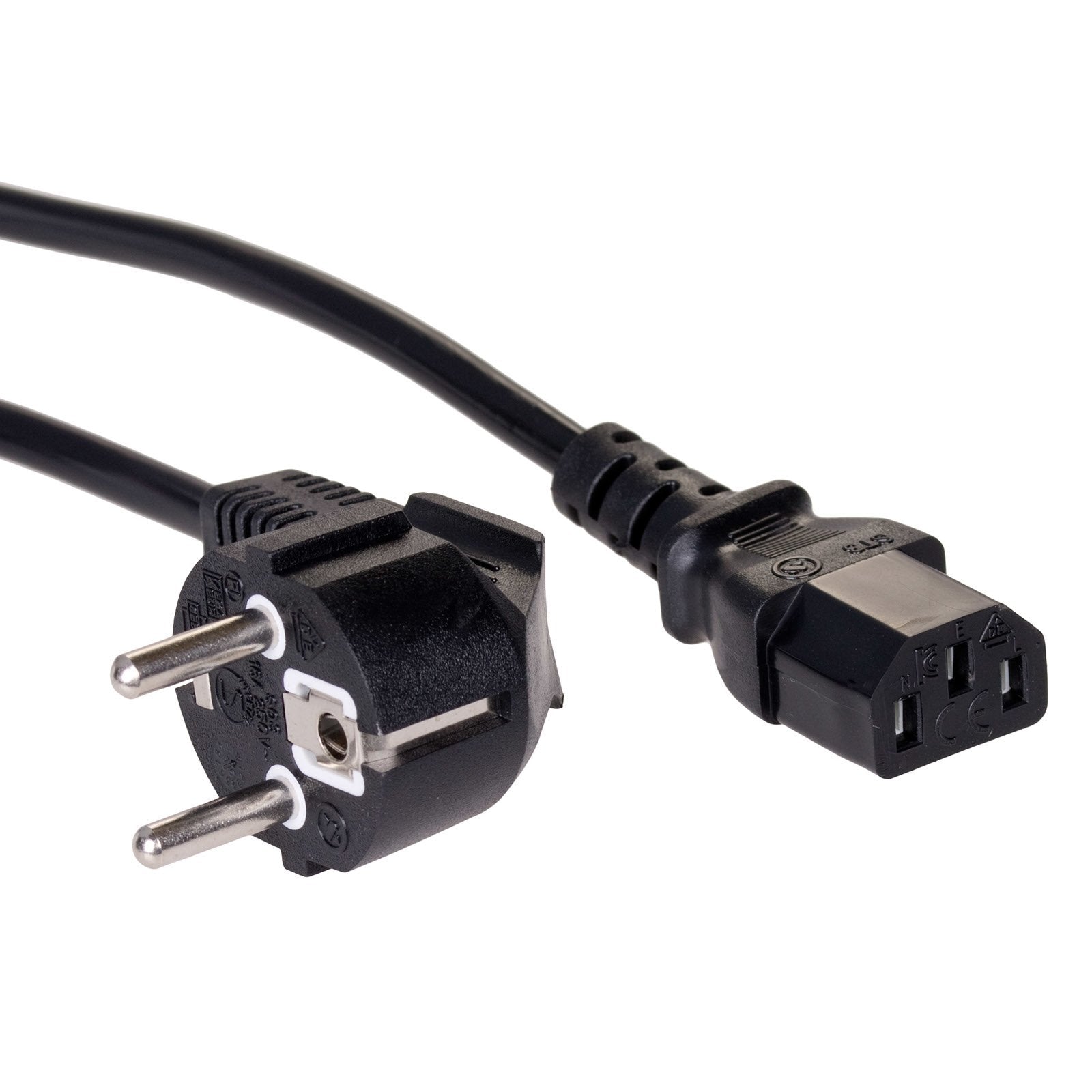 EAN 5901720130884 - Akyga AK-PC-01C Hohe qualität stromkabel, 1,8m für PC, Drucker, Bildschirme schwarz Negro 1,5 m CEE7/7 IE imagen 1