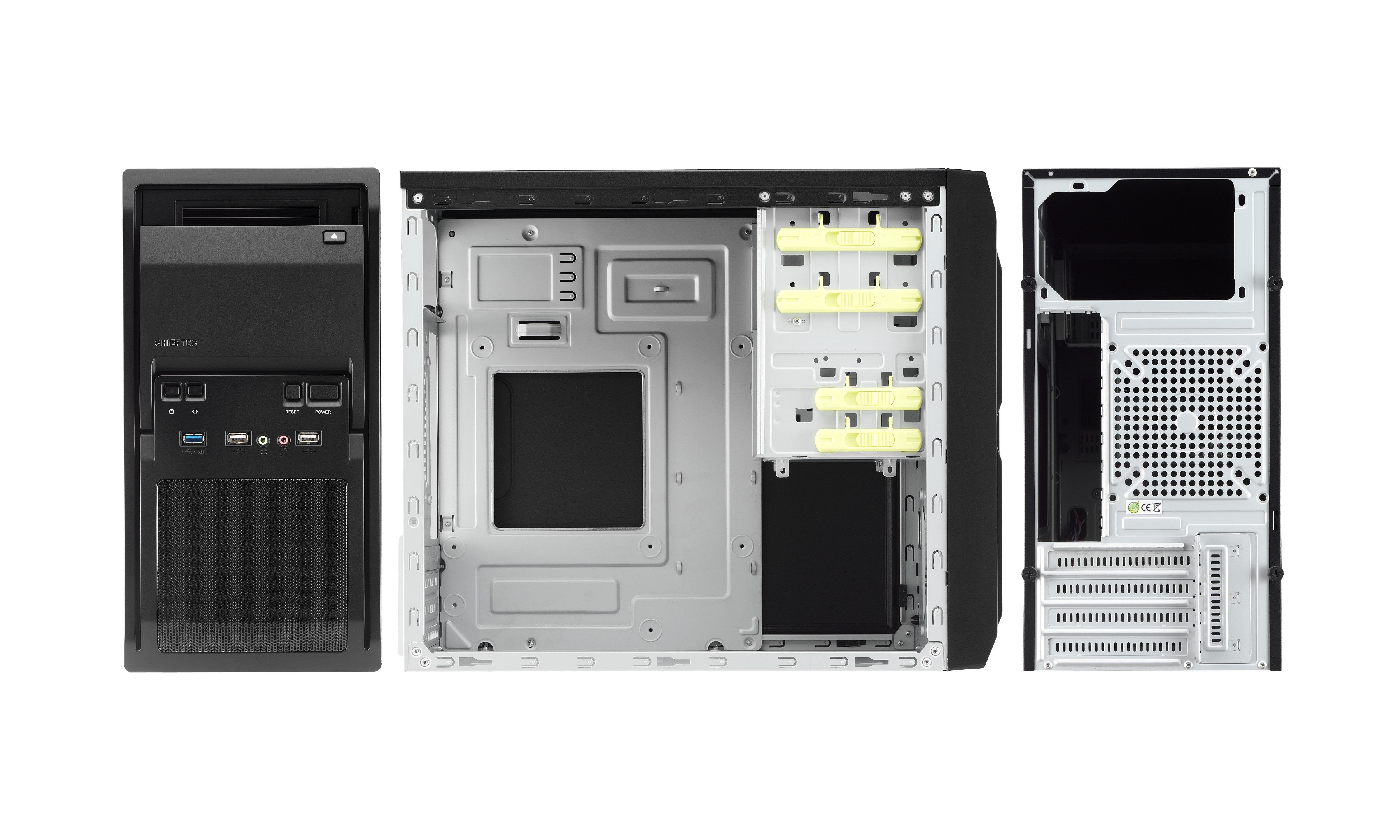 EAN 4710713234635 - Chieftec LT-01B-350GPB carcasa de ordenador Mini Tower Negro 250 W imagen 7