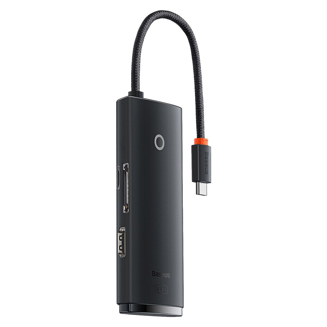 EAN 6932172606329 - Baseus WKQX050001 hub de interfaz USB Tipo C 5000 Mbit/s Negro imagen 6