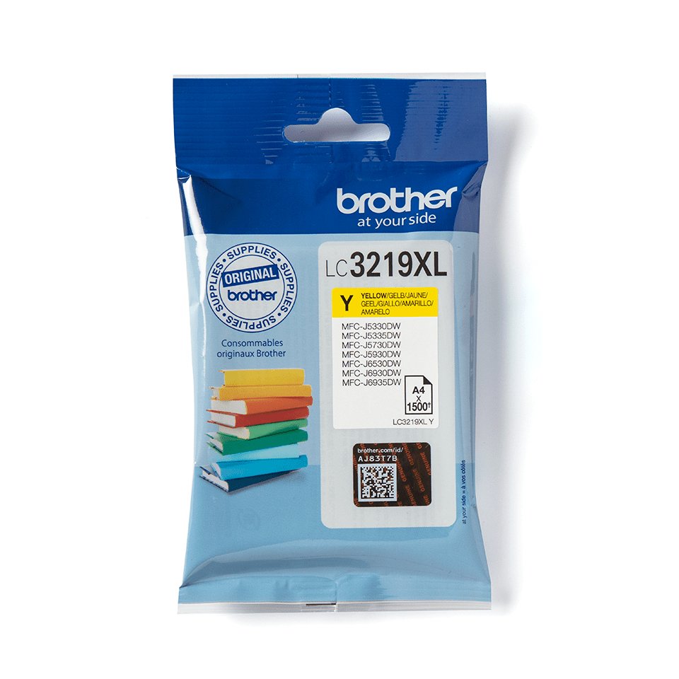 Tinta Original Brother Lc3219y Xl Amarillo