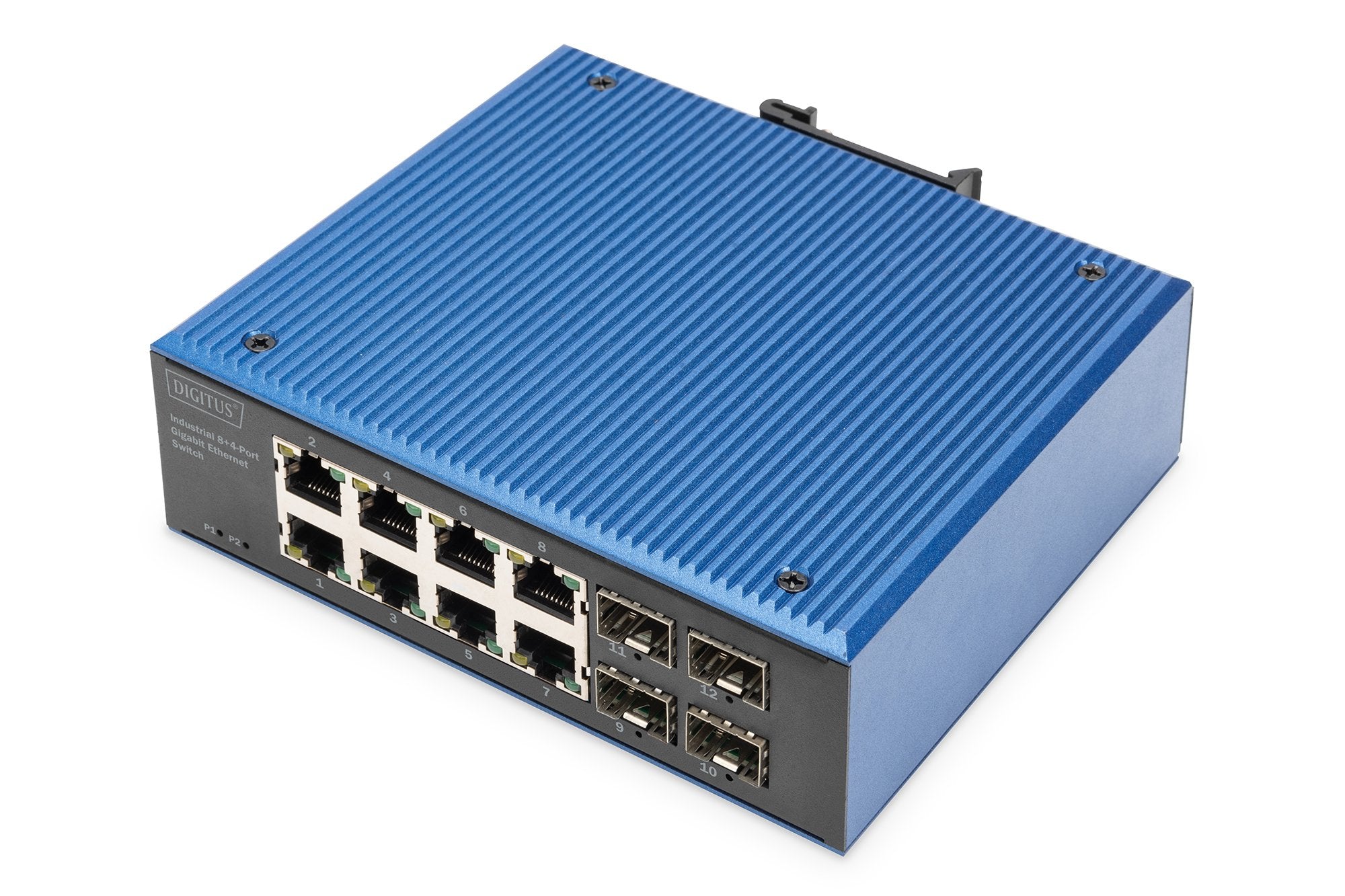 Digitus Switch Industrial Gigabit Ethernet De 8+4 Puertos