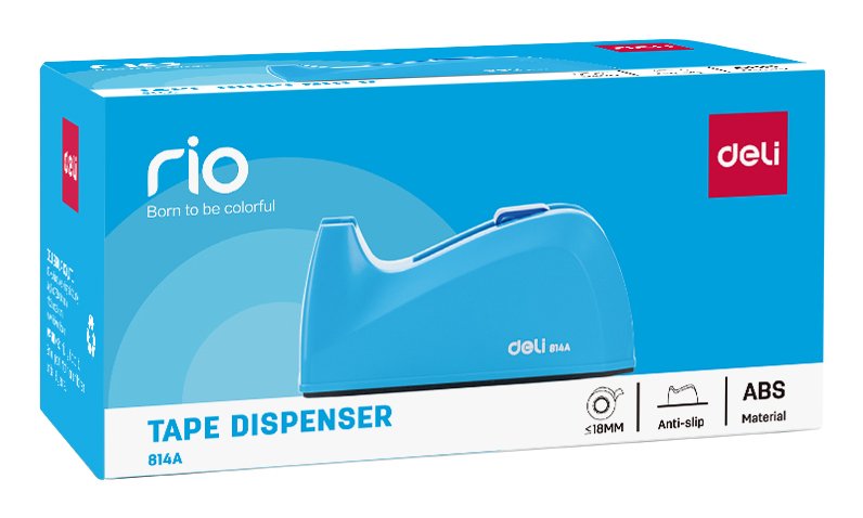 Deli Portarrollos De Cinta Adhesiva Deli 20x57x60mm Azul