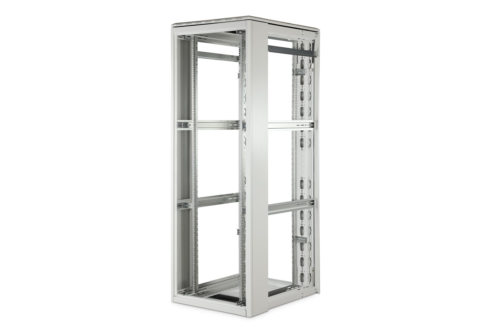 Armario De Red De 47u, Unique, 2244x800x1000 Mm Bastidor Abierto, Gris