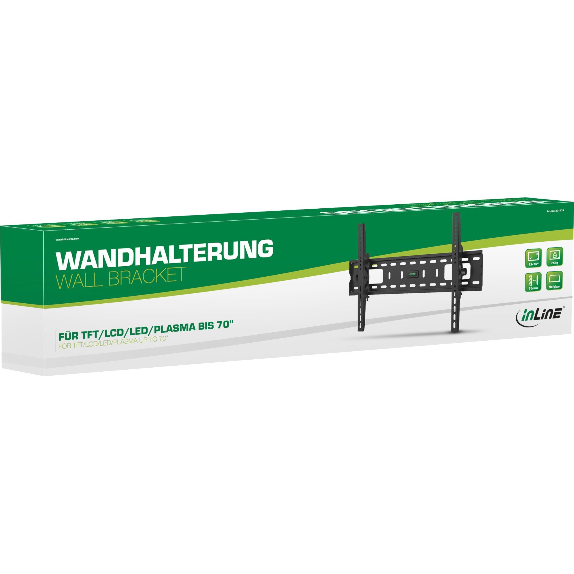 EAN 4043718172306 - InLine 23117A soporte para TV 81,3 cm (32") Negro imagen 3