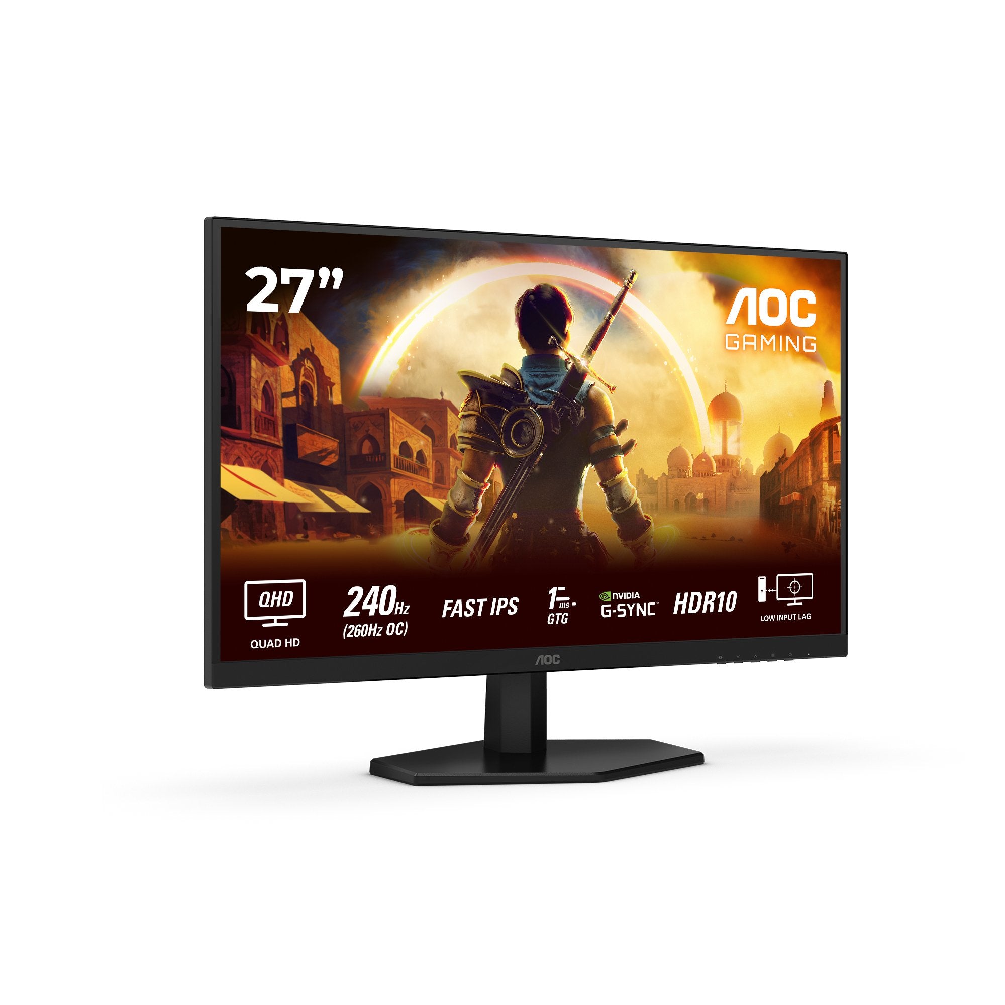 EAN 4038986182980 - AOC G4 Q27G42ZE pantalla para PC 68,6 cm (27") 2560 x 1440 Pixeles Quad HD LCD Negro, Rojo imagen 2