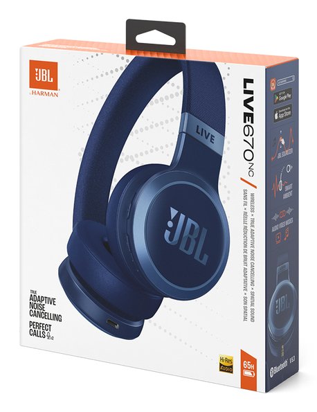 Jbl Live 670 Nc ? Bluetooth On-Ear-Kopfhörer Con Noise-Cancelling, Aal