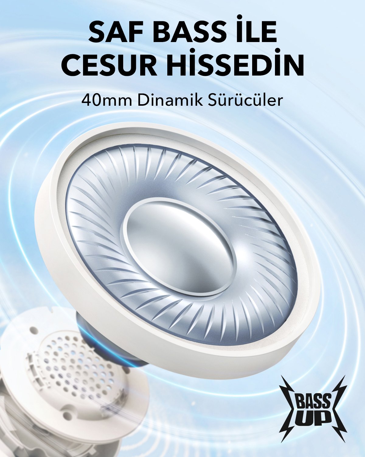 Auriculares Soundcore H30i Rojo Bluetooth