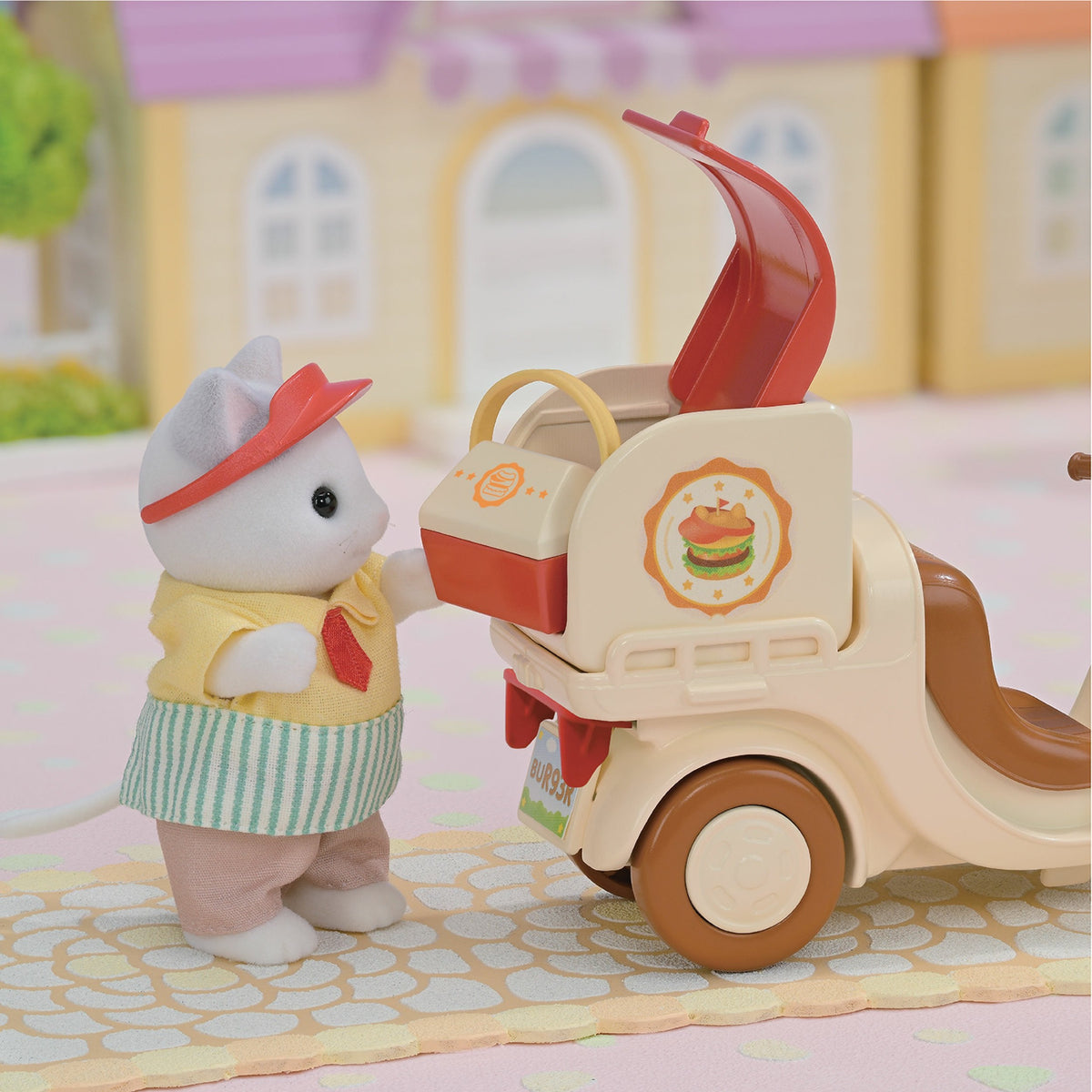 Epoch Sylvanian Families - Portátil Hamburger Imbiss Con Figur 5757