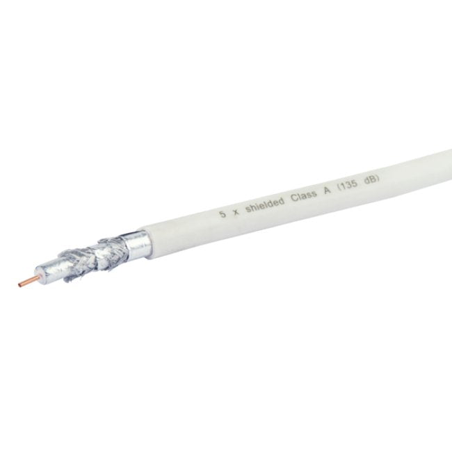 Schwaiger Kox13525 052 Cable Coaxial 25 M Blanco