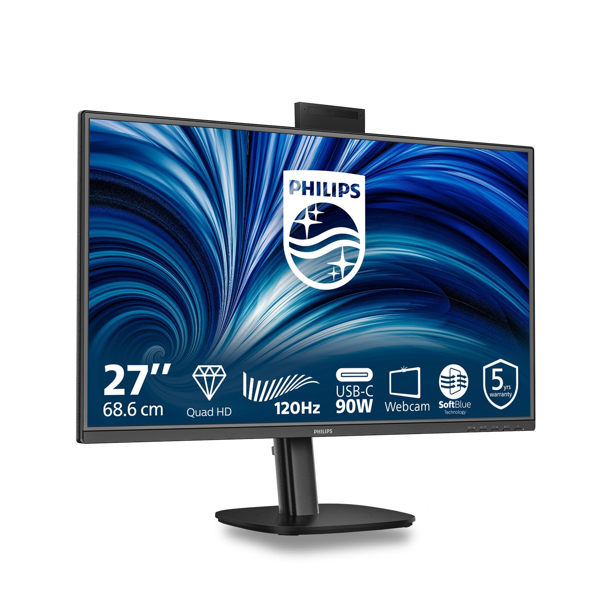 EAN 8721038007299 - Philips 3000 series 27B2U3601H/00 pantalla para PC 68,6 cm (27") 2560 x 1440 Pixeles Quad HD LCD Negro imagen 2