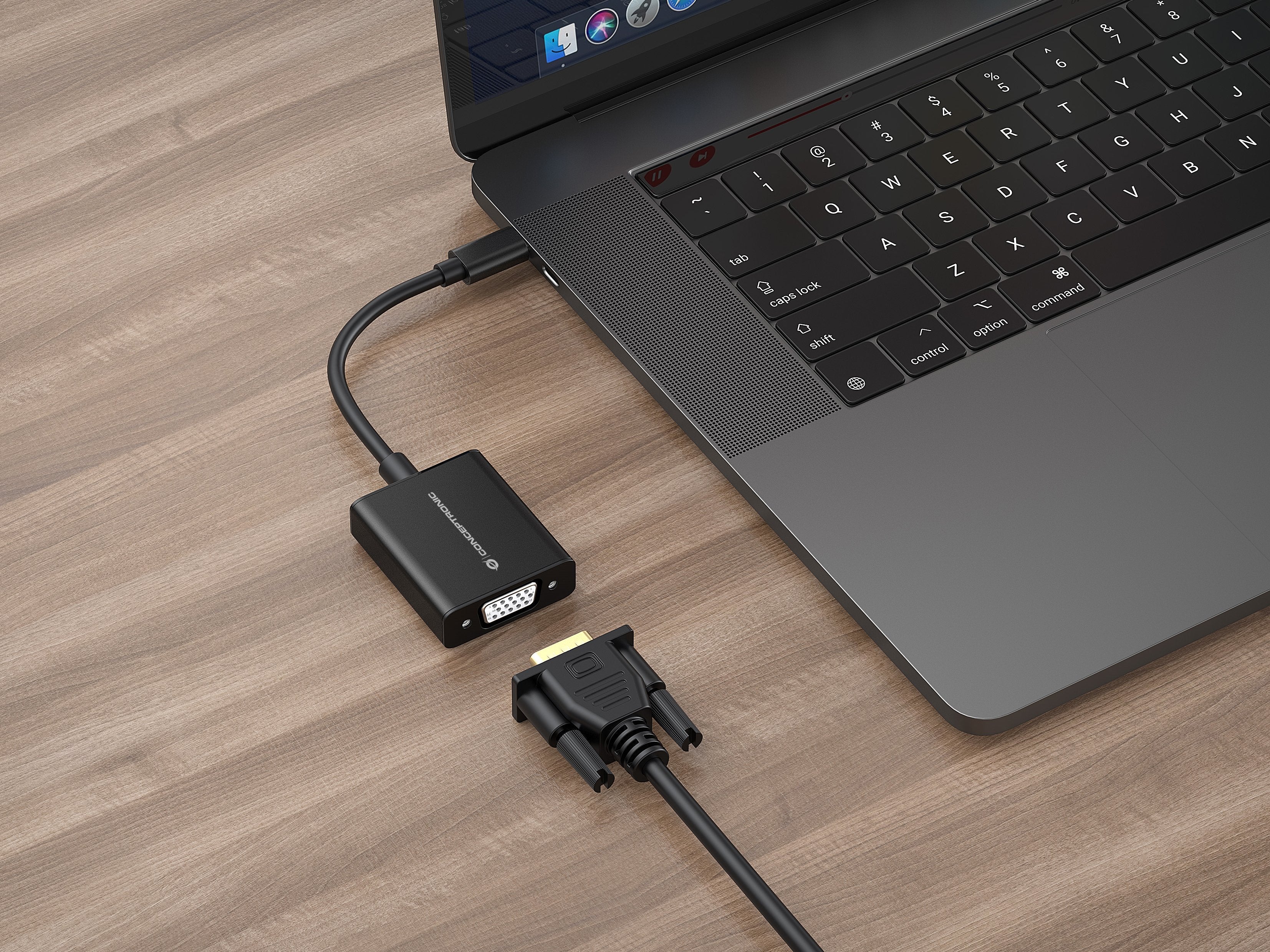 Conceptronic Adaptador Vga -> Usb-C 1080p 60hz 0.15m