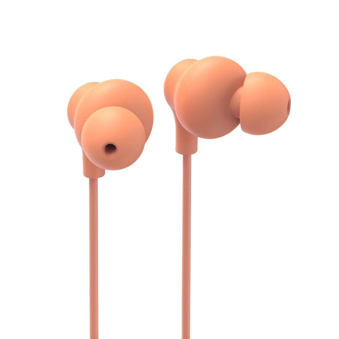 Sluchawki Douszne Curly Usb-C Pomaranczowe