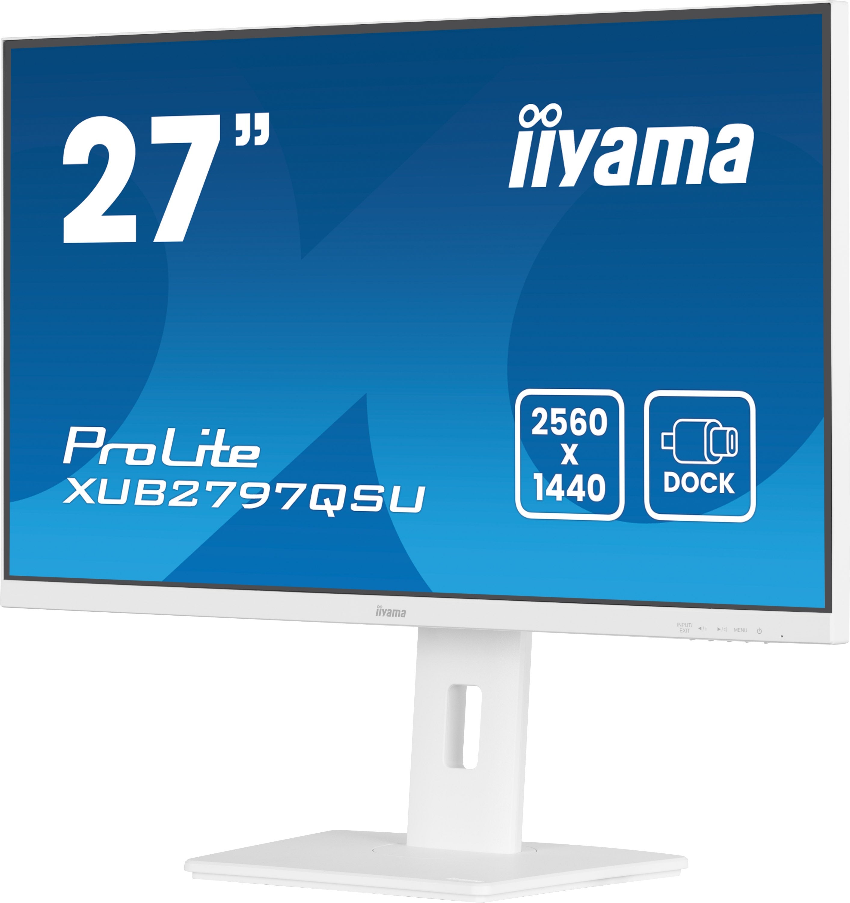 EAN 4948570125111 - iiyama ProLite XUB2797QSU-W2 pantalla para PC 68,6 cm (27") 2560 x 1440 Pixeles Quad HD LED Blanco imagen 5