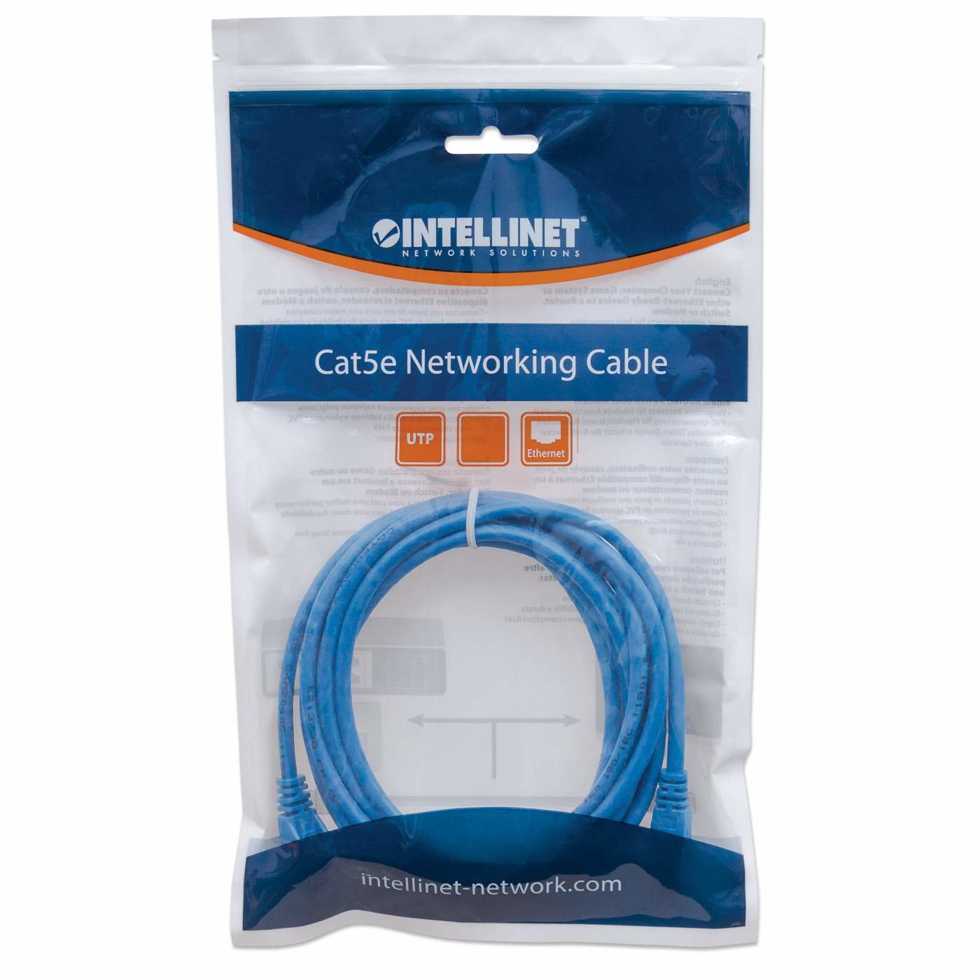 EAN 0766623342568 - Intellinet 342568 cable de red Azul 0,5 m U/UTP (UTP) imagen 2
