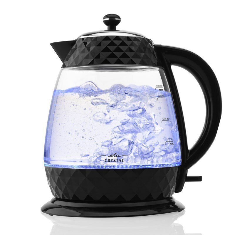 EAN 8590393325528 - Eta Crystal tetera eléctrica 1,7 L 2200 W Negro, Transparente imagen 2