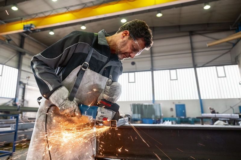 Amoladora Angular Bosch Professional Gws 12-125 Professional Azul, 1.200 Vatios 06013a6106