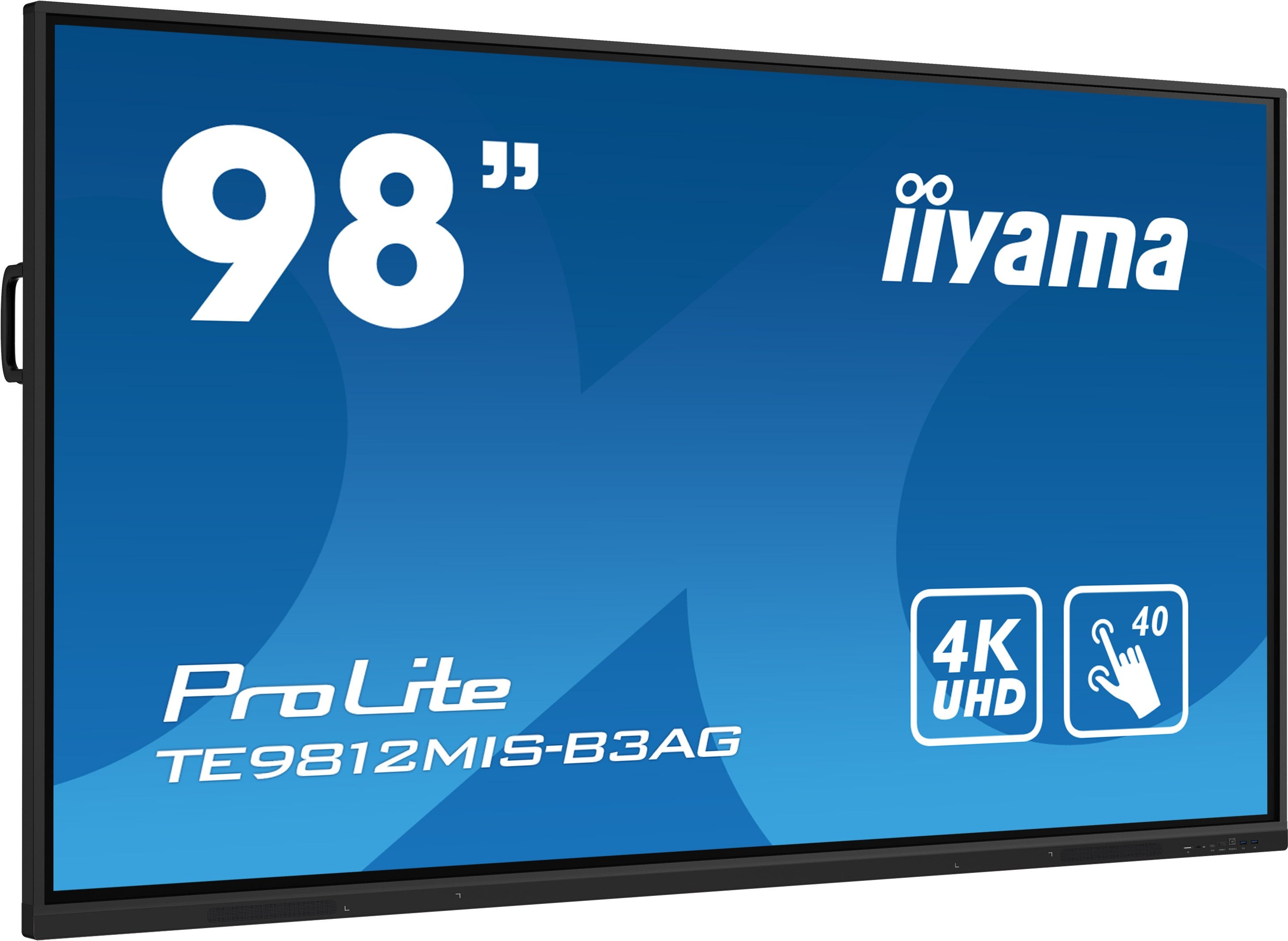 EAN 4948570123728 - iiyama TE9812MIS-B3AG pantalla de señalización Diseño de quiosco 2,48 m (97.5") LCD Wifi 400 cd / m² 4K U imagen 1
