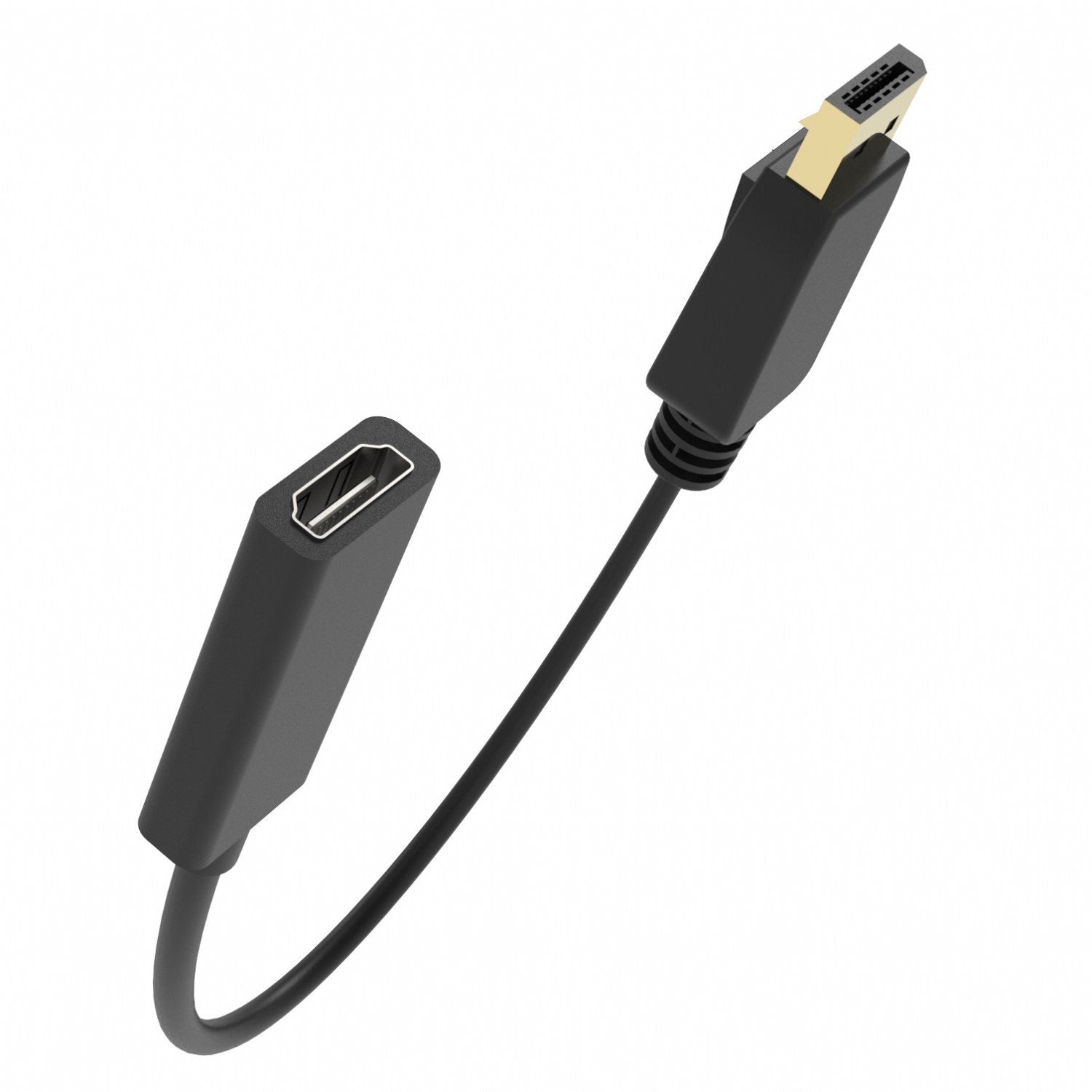 EAN 8697980470156 - Inca IDTH-07 adaptador de cable de vídeo 0,2 m DisplayPort HDMI tipo A (Estándar) Negro imagen 5