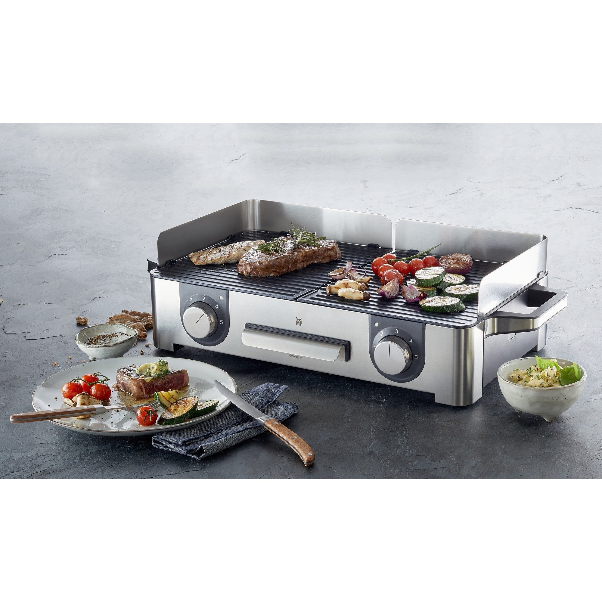 Wmf Lono 0415280011 Parrilla Mesa Eléctrico Acero Inoxidable 2400 W