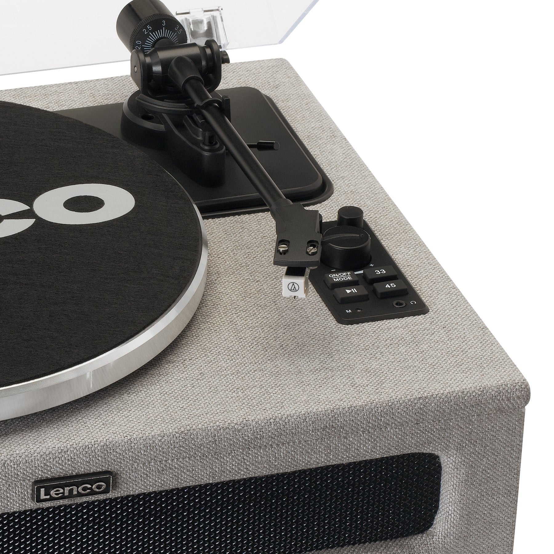 Tocadiscos Lenco Ls-440gy De Tracción Por Correa Gris Automático