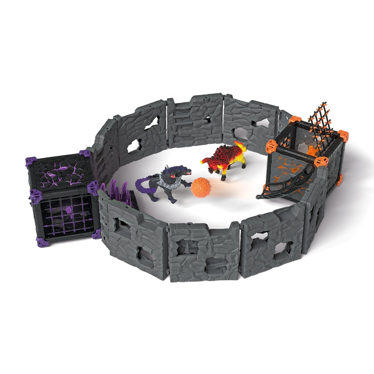 Schleich Eldrador Creatures Battlecave Arena: Lava Vs. Shadow, Figura De Juguete 42673