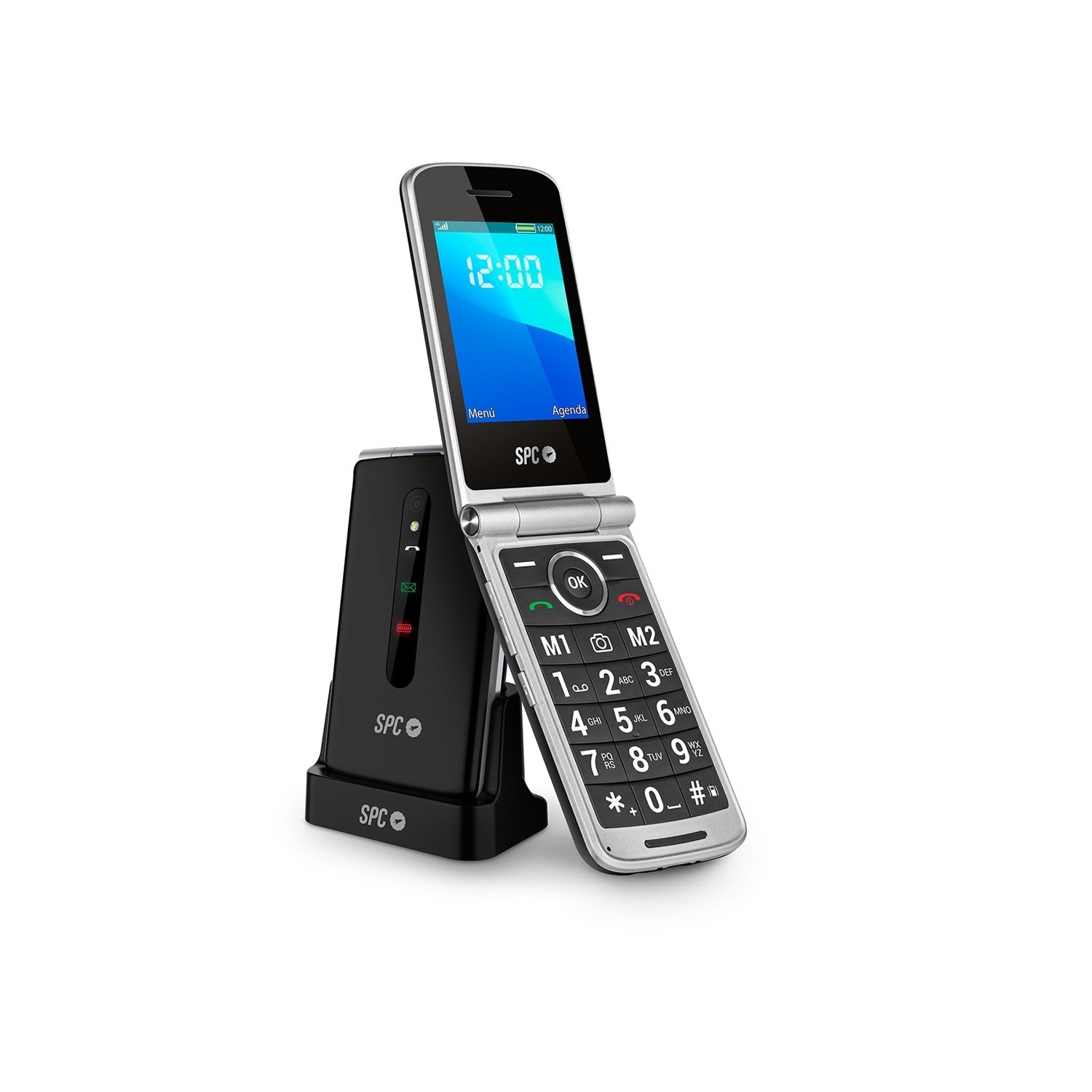 Spc Telefono Movil Prince 4g Black 4g/ Bt5.1/ Botón Sos/ Radio Fm/ 2 Memorias Directas/ Smart Help