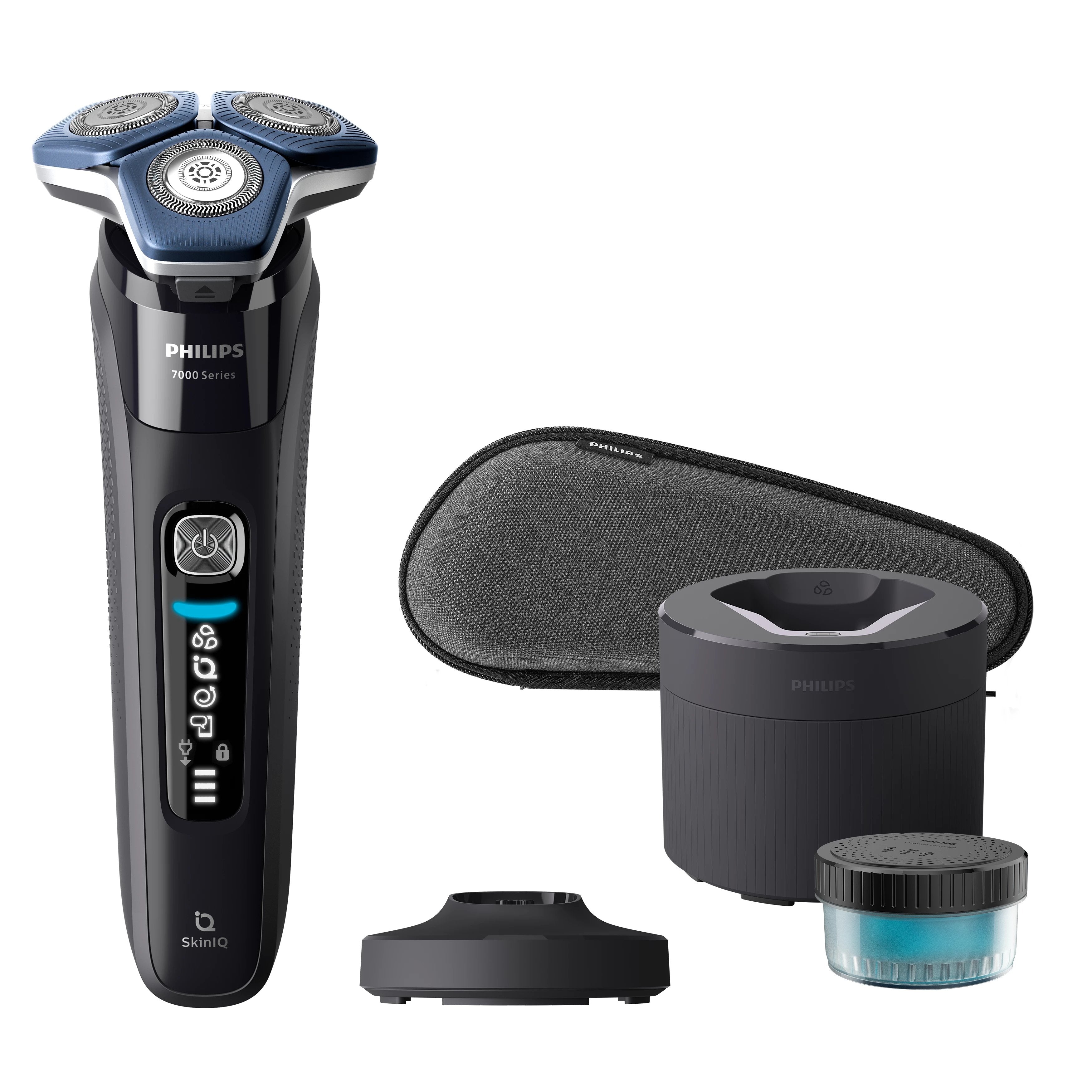 EAN 8720689008464 - Philips SHAVER Series 7000 S7886/55 afeitadora Máquina de afeitar de rotación Recortadora Negro imagen 3