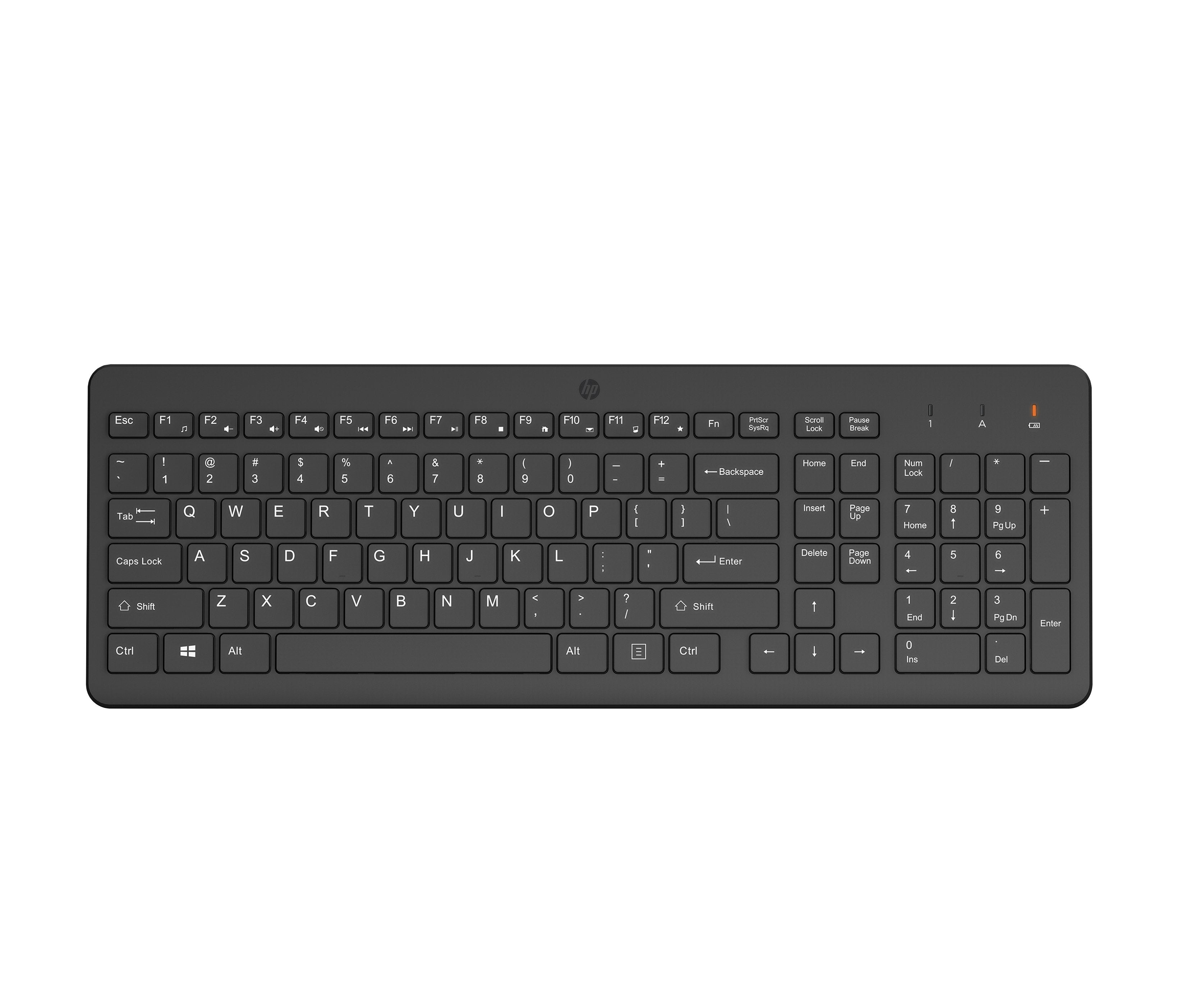 EAN 0197497177510 - HP Wireless keyboard with 2.4 teclado Hogar RF inalámbrico Negro imagen 1